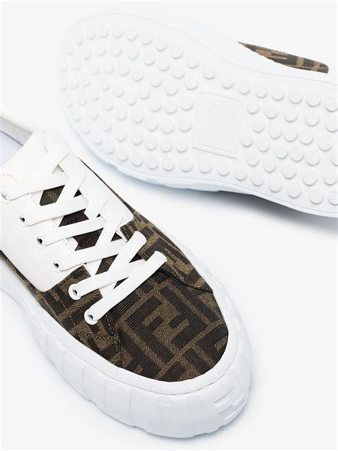 fendi shoes white|Fendi white sneakers women's.